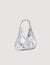 Metallic leather bag