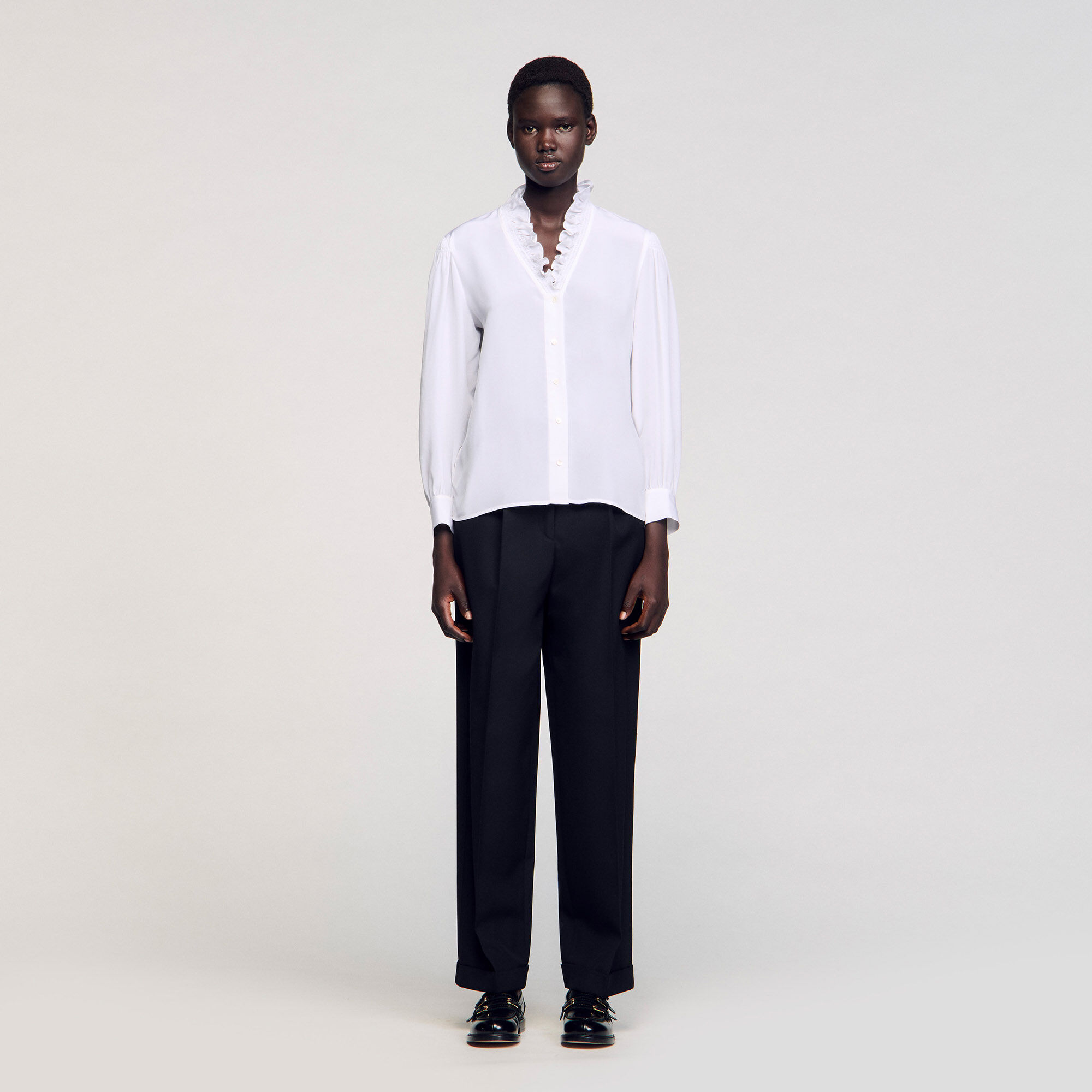 Floaty silk shirt