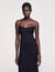 Bustier knit dress