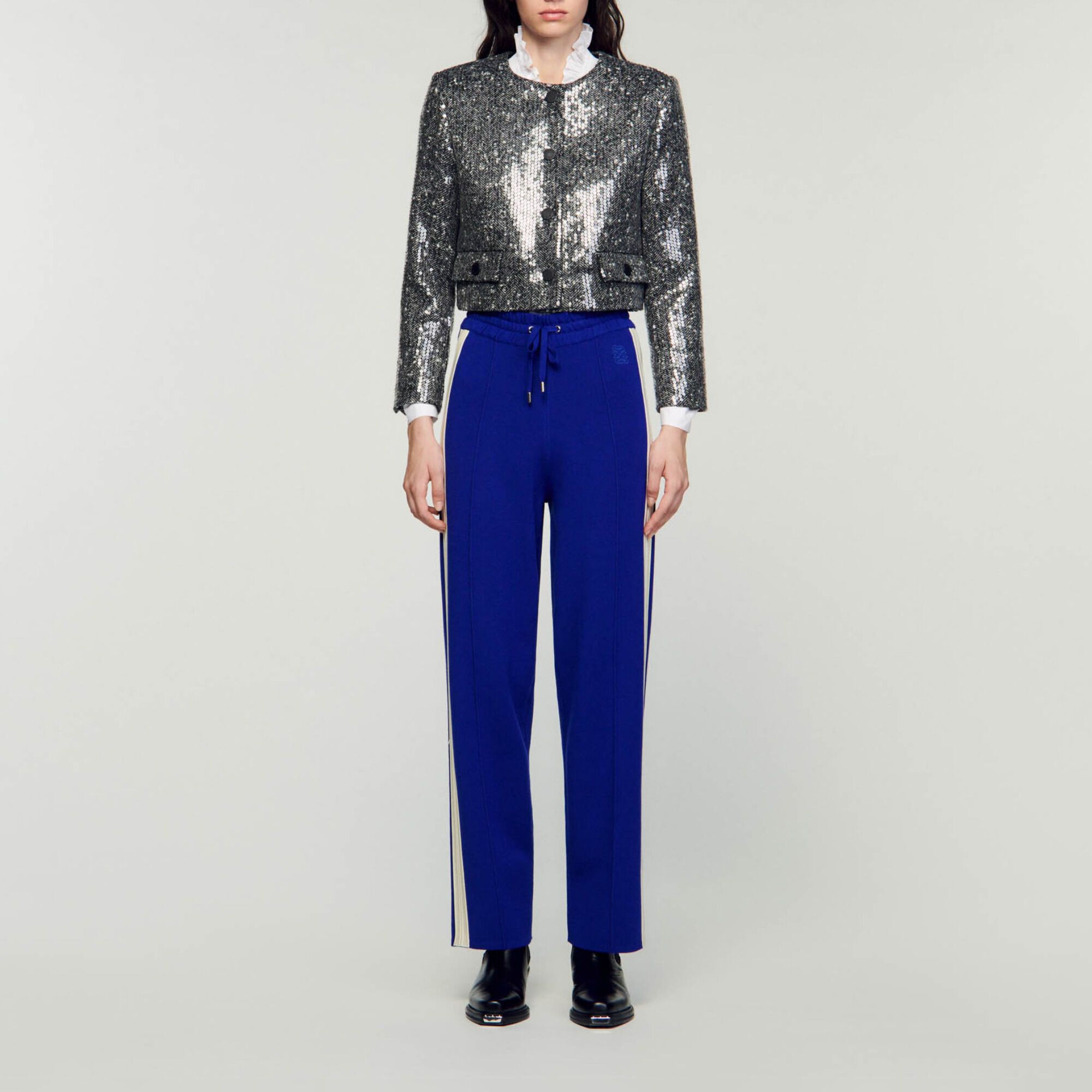Knit jogging bottoms