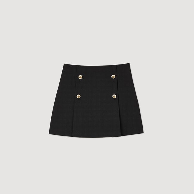 Mini pleated skirt