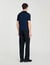 Knitted polo shirt with zip collar