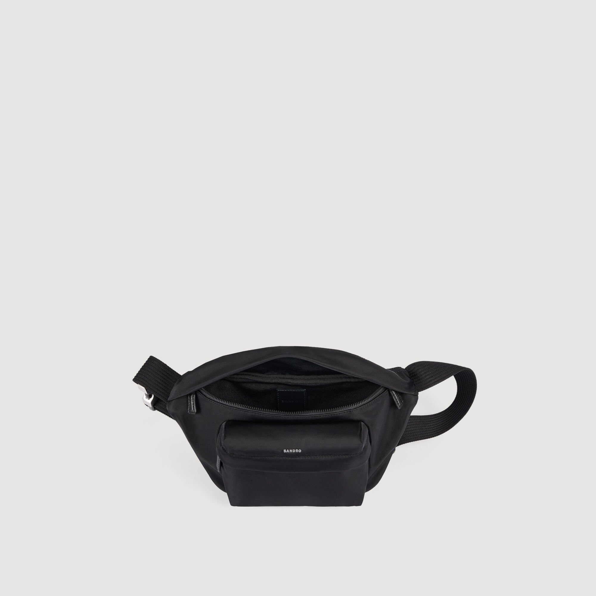 Technical fabric shoulder bag