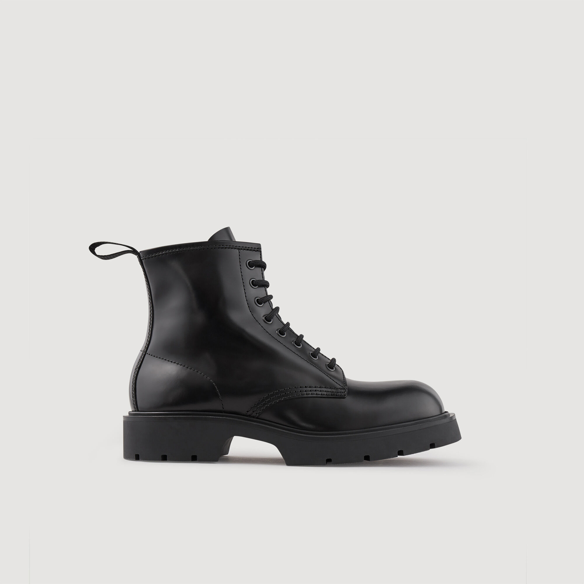Ranger boots black / gray for Men | Sandro Paris