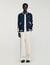 Zip-up varsity jacket
