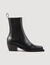 Leather ankle boots