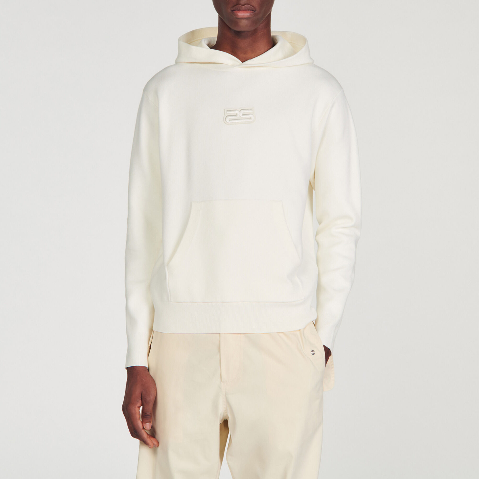 Knit hoodie