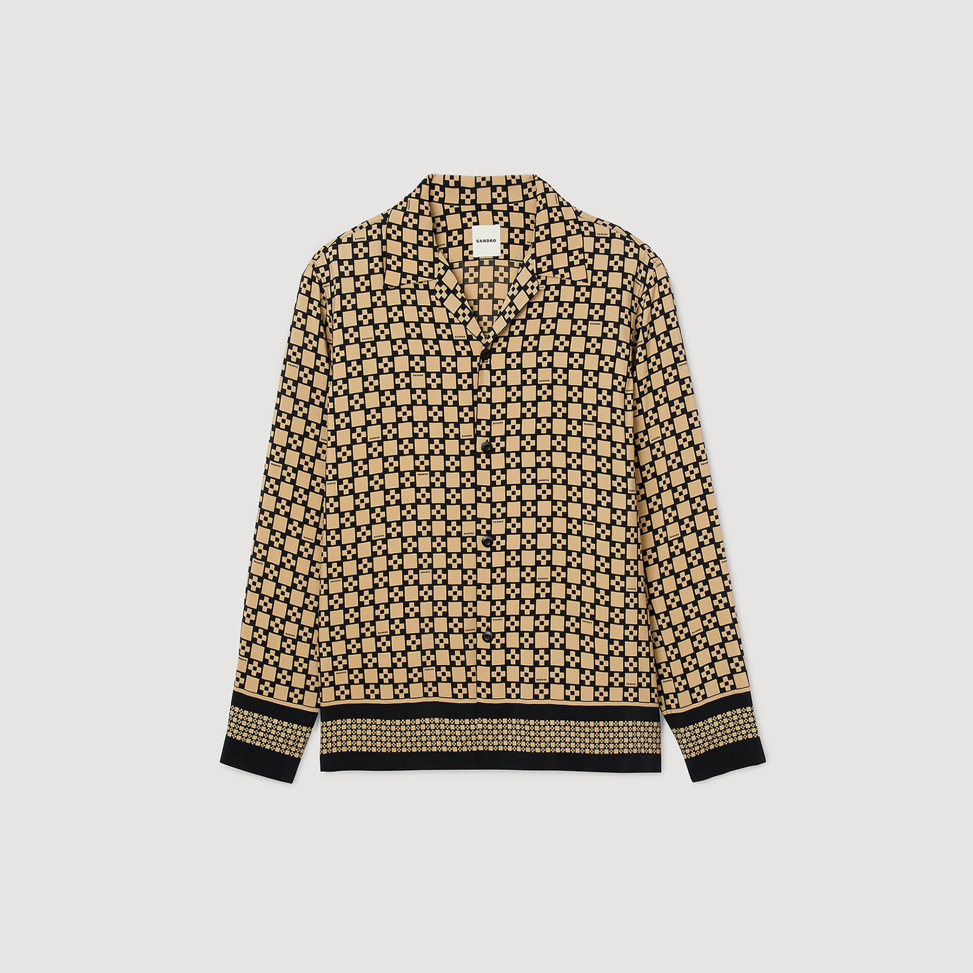Printed loose-fit shirt