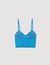 Seashell rhinestone bustier