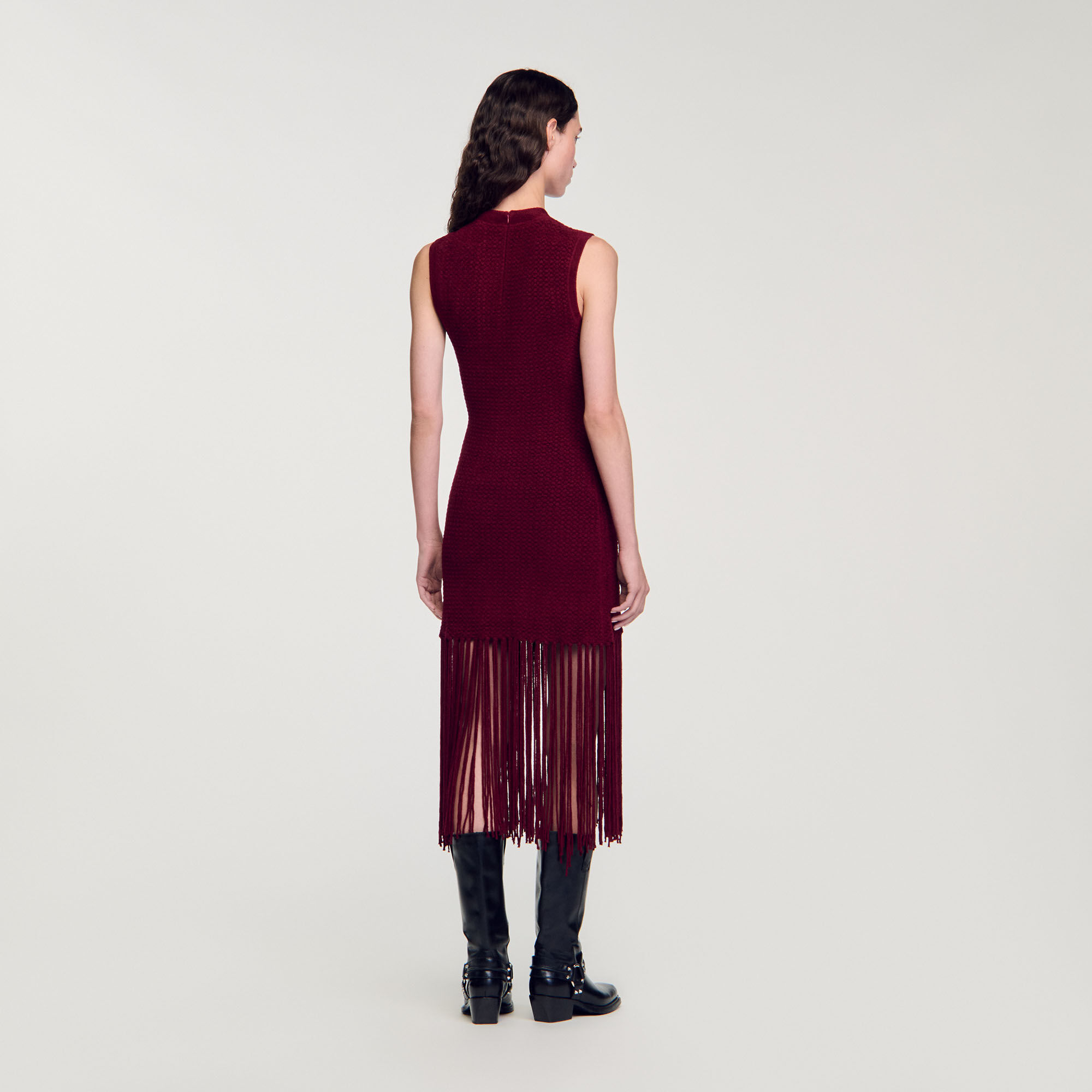Velvet knit dress