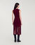Velvet knit dress