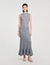 Knit maxi dress with studs