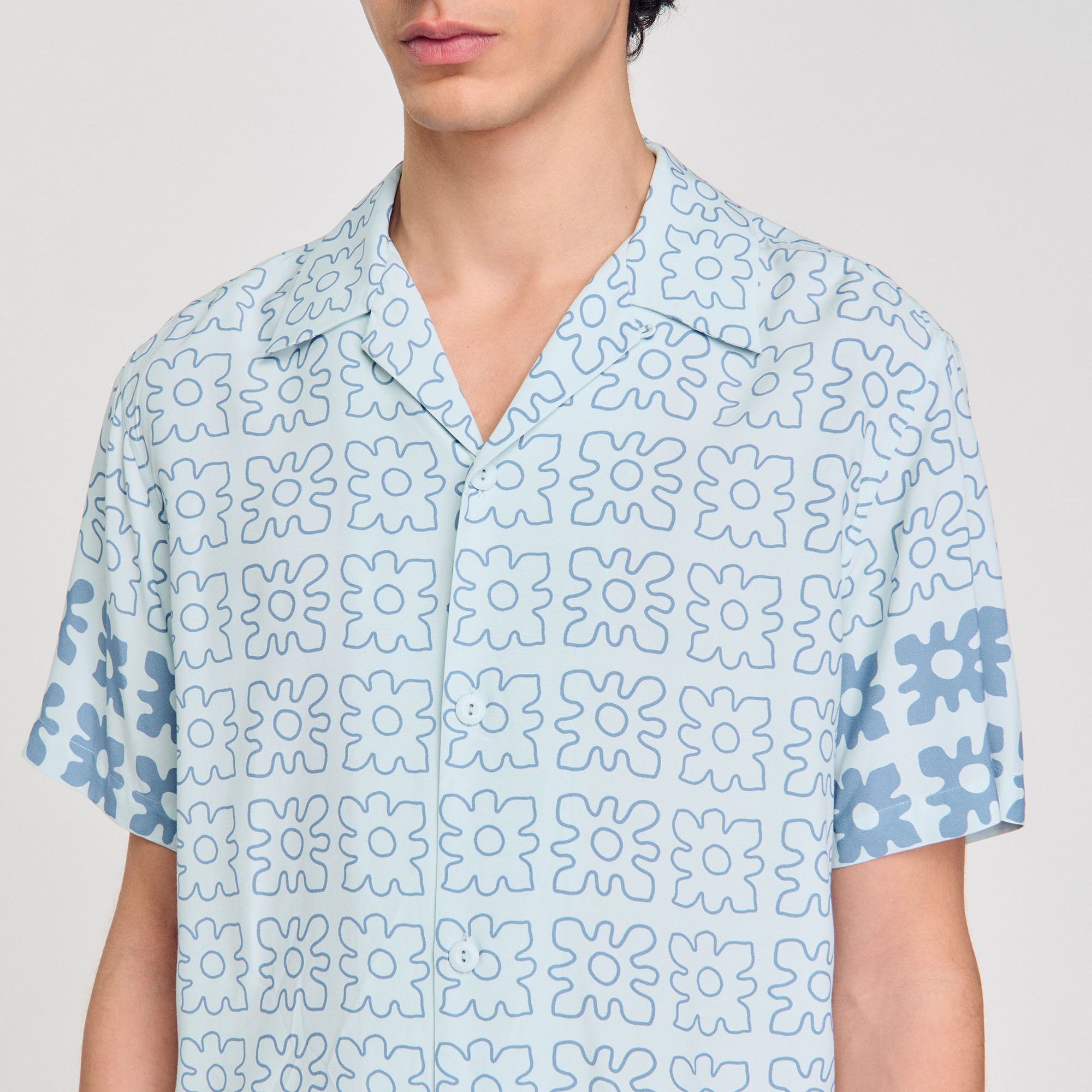 Floral motif shirt
