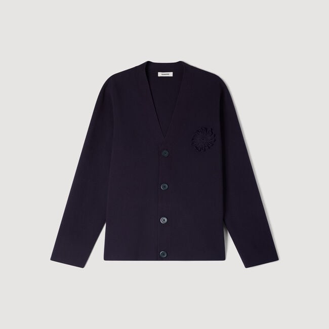 Flower crochet cardigan