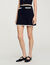 Mini skirt with crochet details