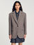 Small-check suit jacket