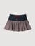 Checked skort
