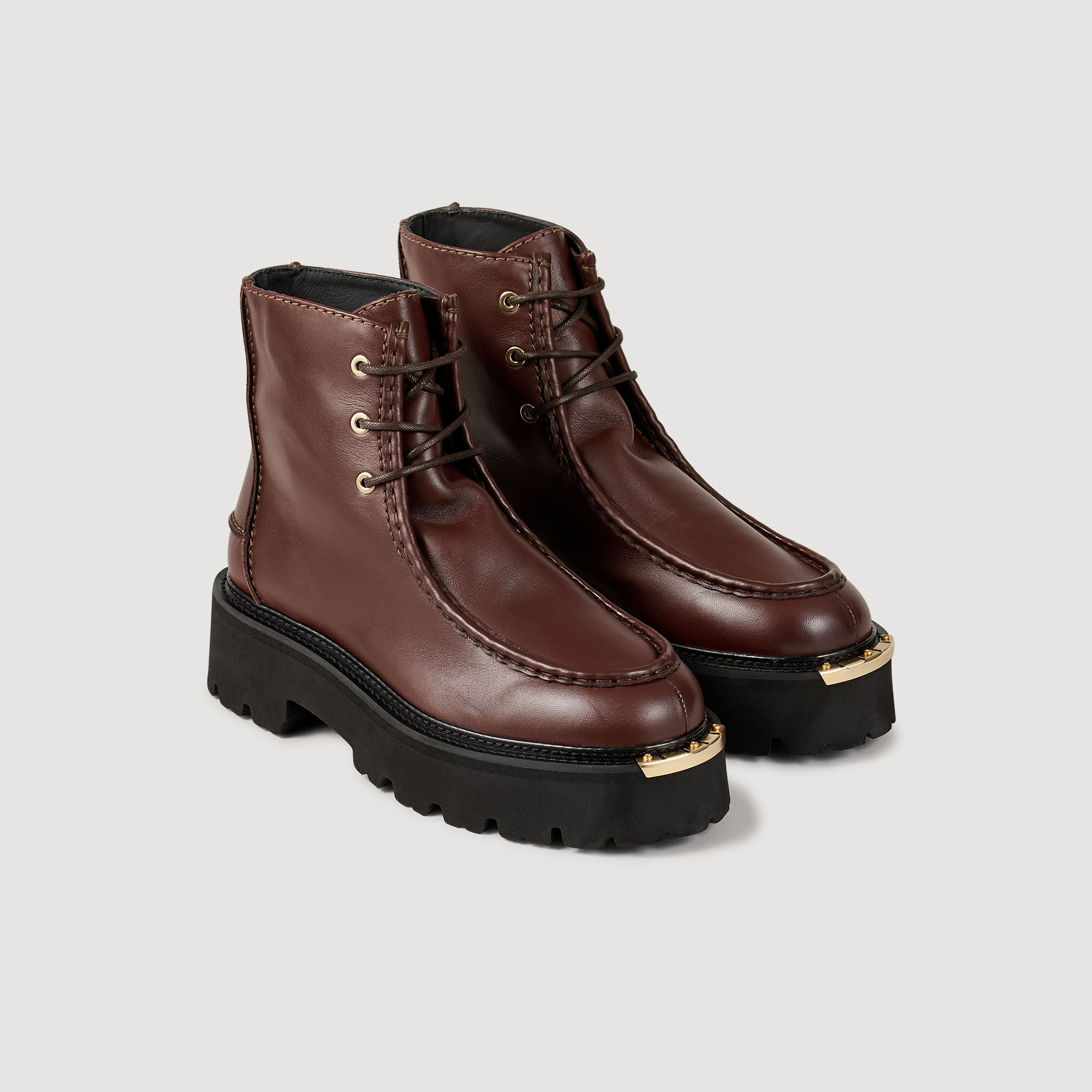 Fur-lined boots