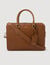 Large grained leather briefcase