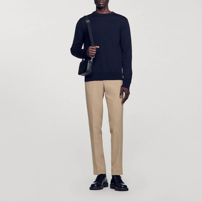 Fine knit wool sweater