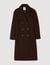Long double-breasted coat