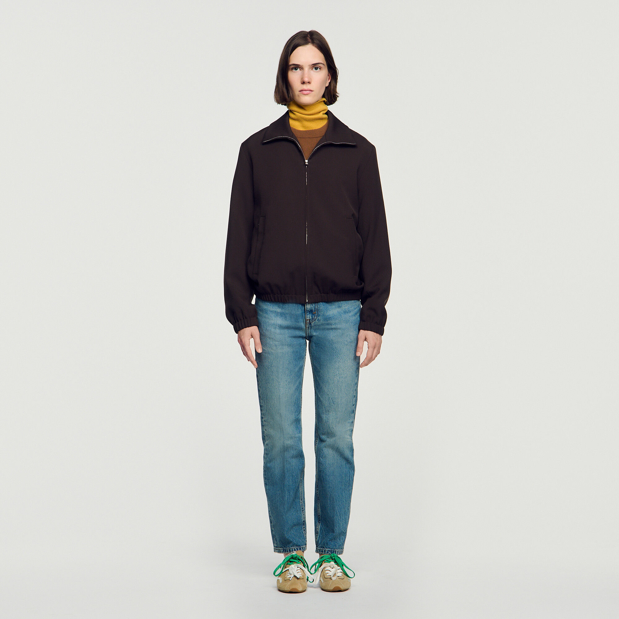 Wool zip-up jacket - Mixte | Sandro