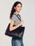Soft leather tote bag