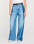 Jeans with contrasting panels