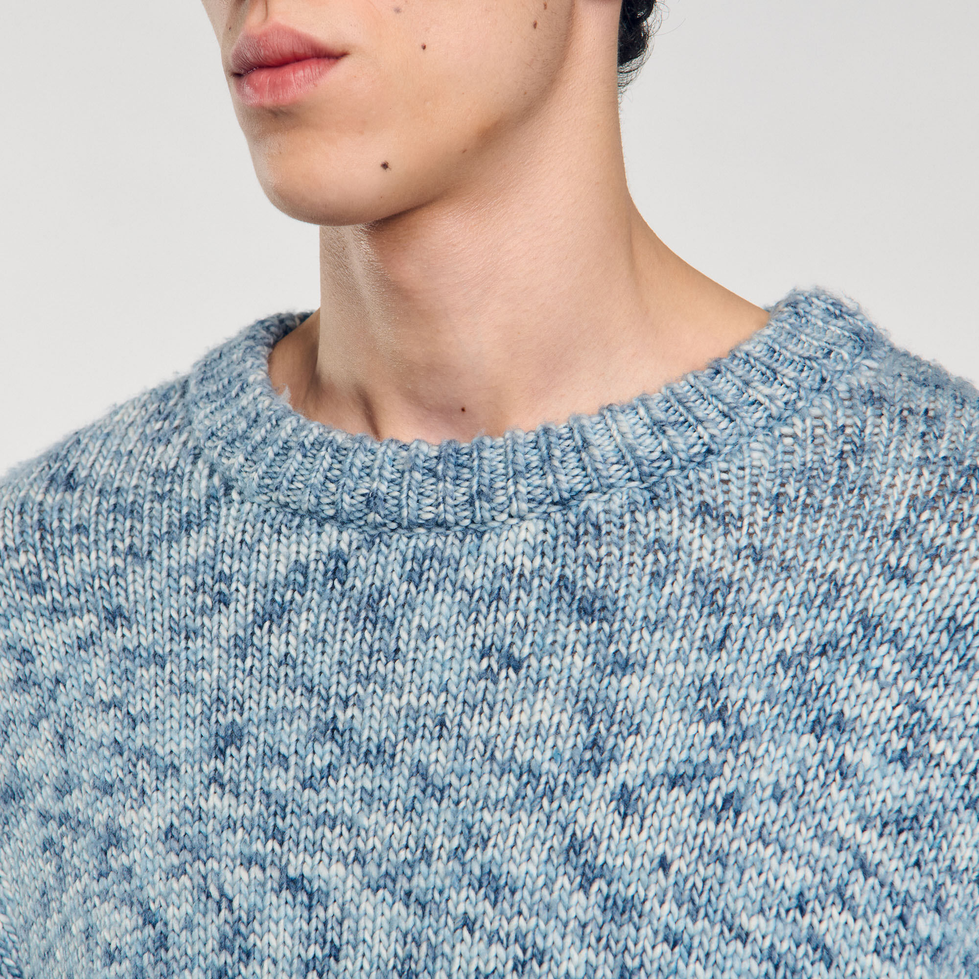 Marled Knit Sweater
