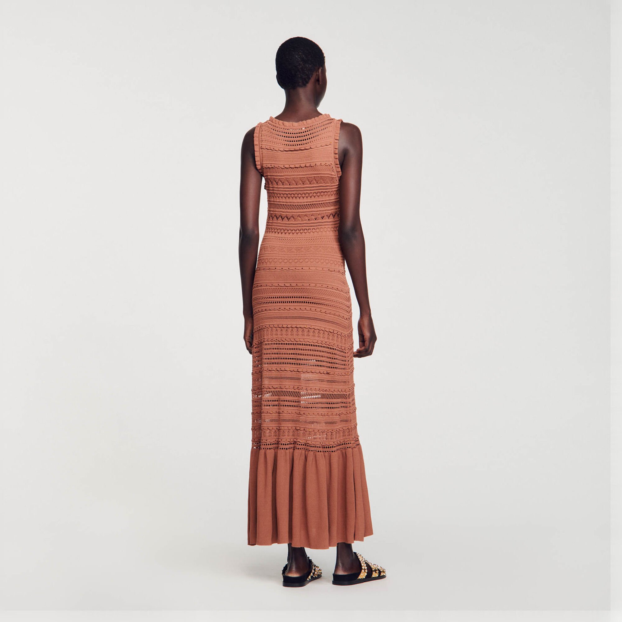 Knit maxi dress