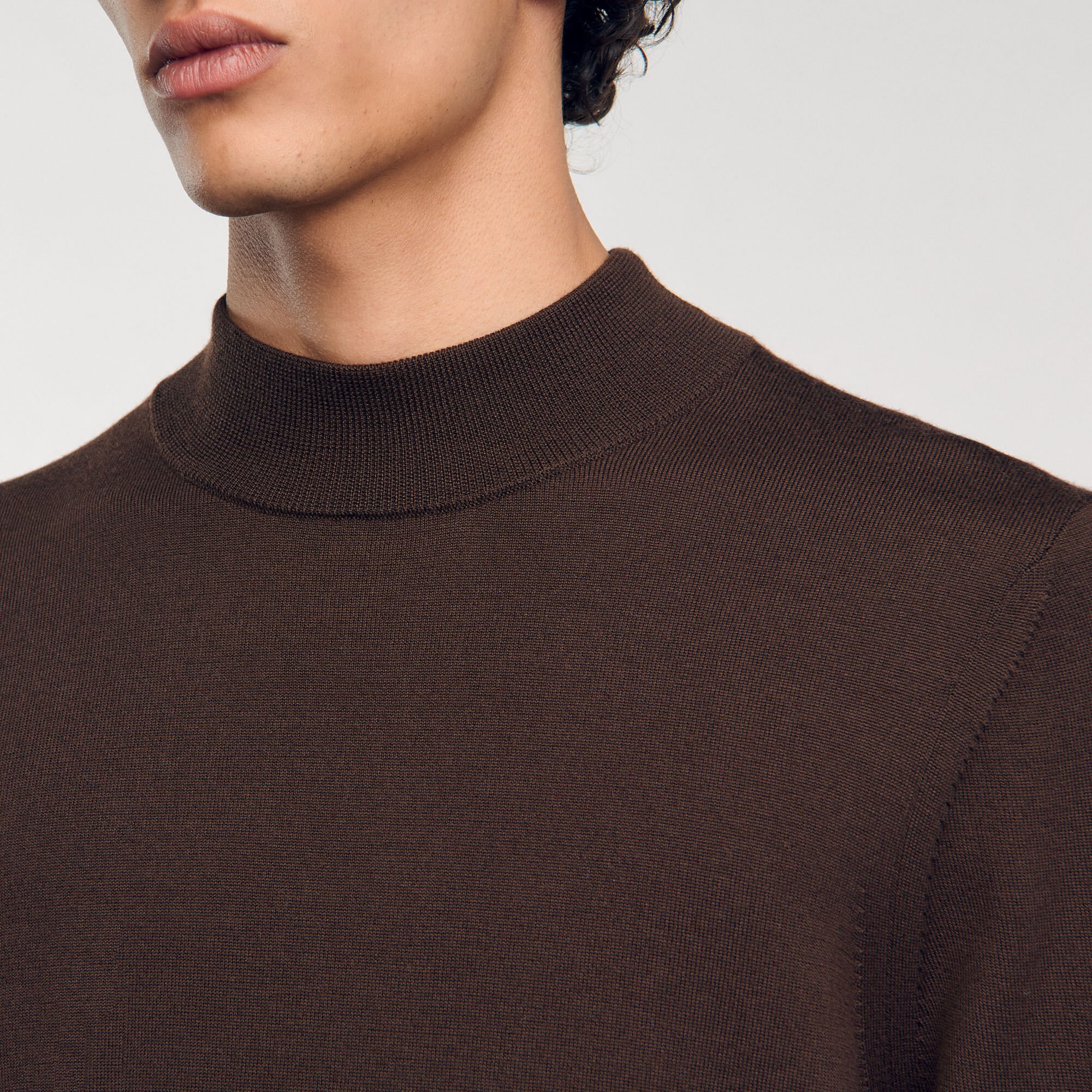 Mock neck sweater
