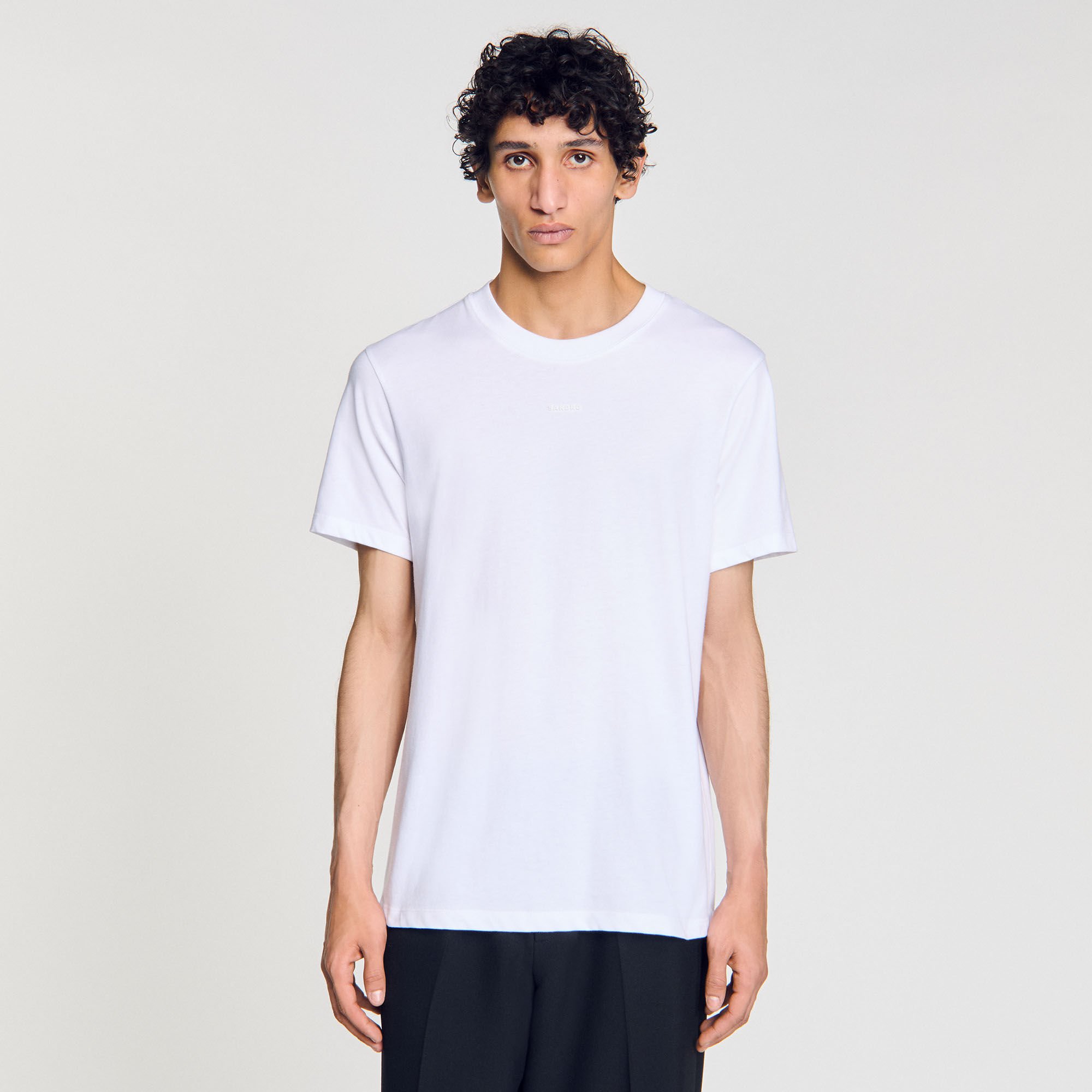 Cotton T-shirt with logo