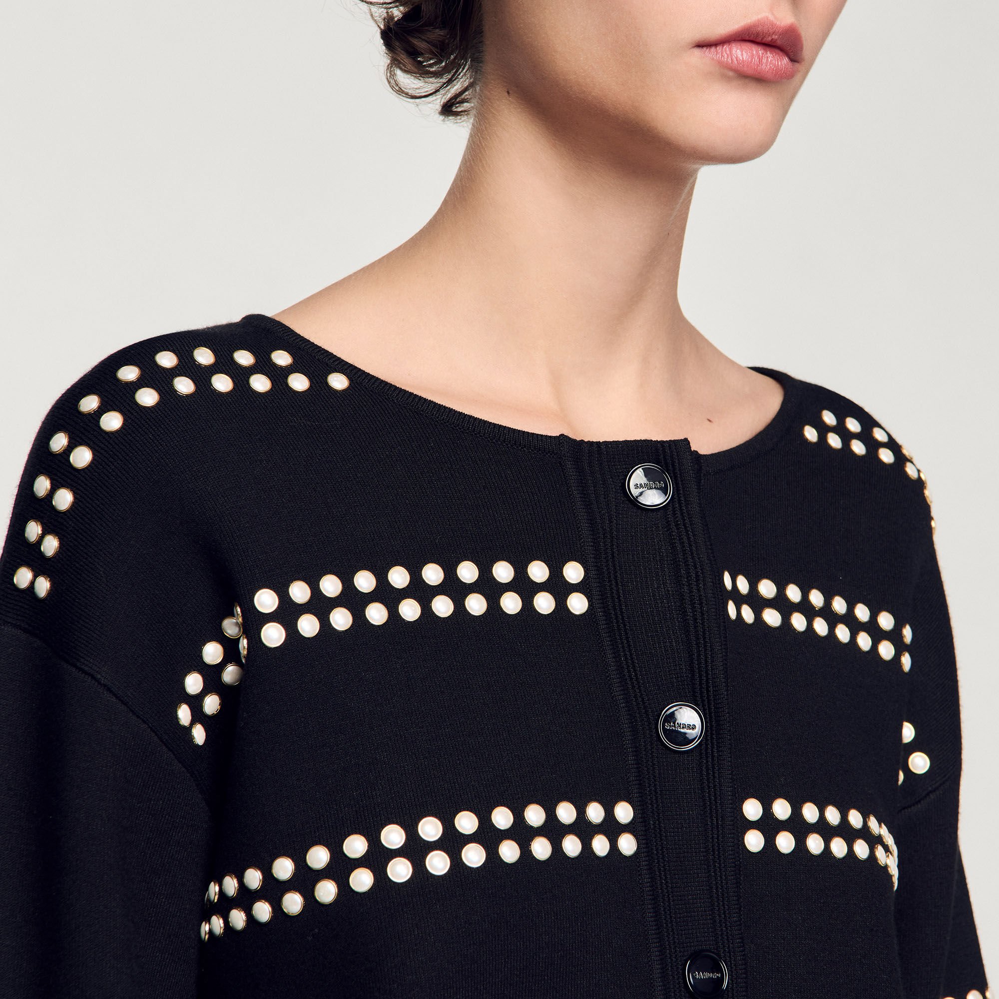 Studded cardigan