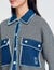 Denim and knitwear coatigan