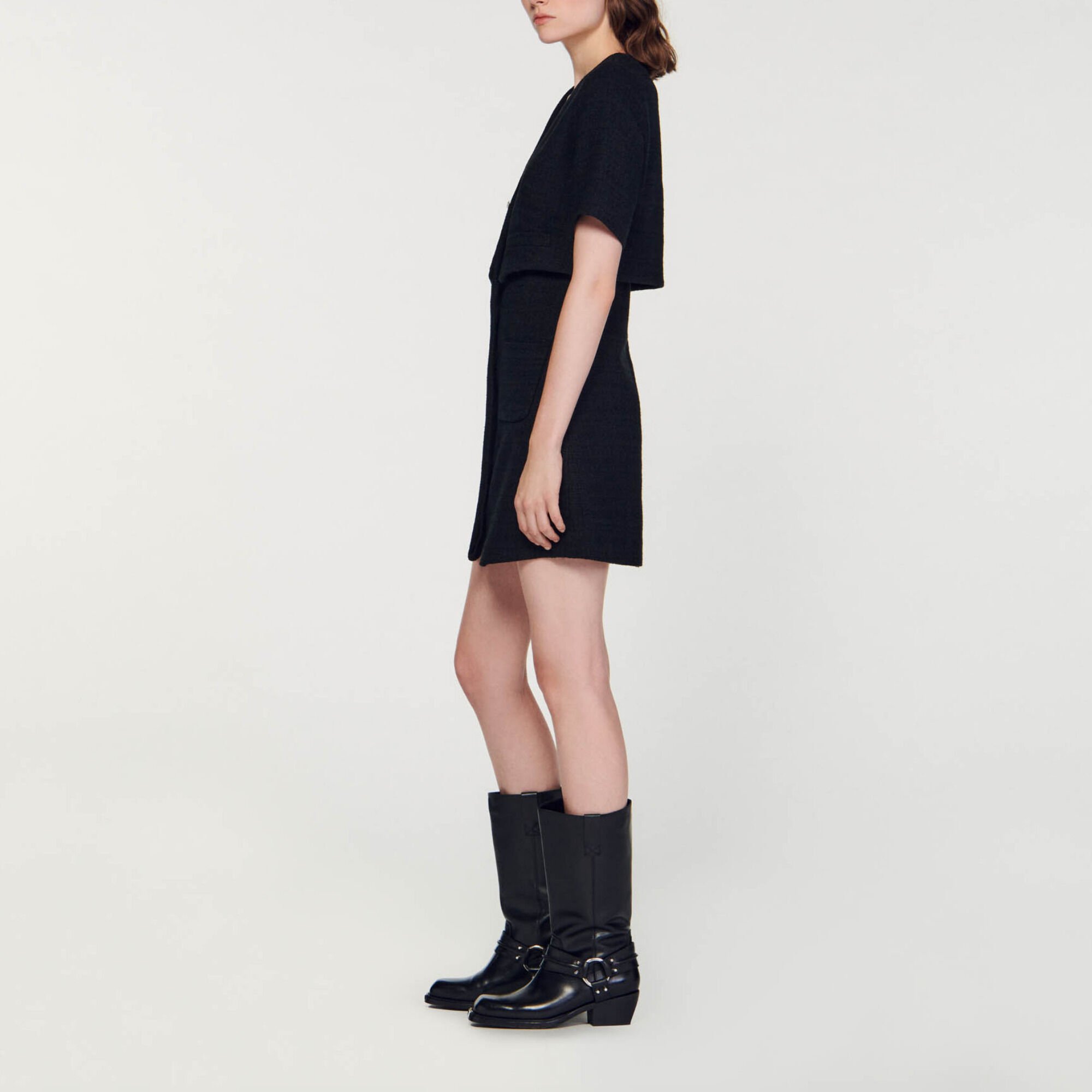 Short tweed dress