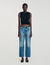 Ruffled cropped sweater