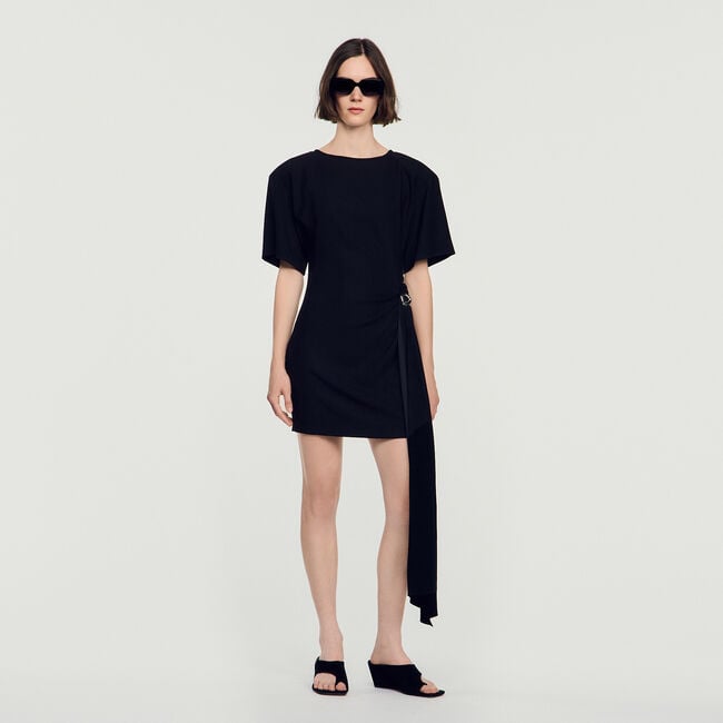 Short draped dress - Women | Sandro