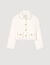 Peter Pan collar cropped jacket