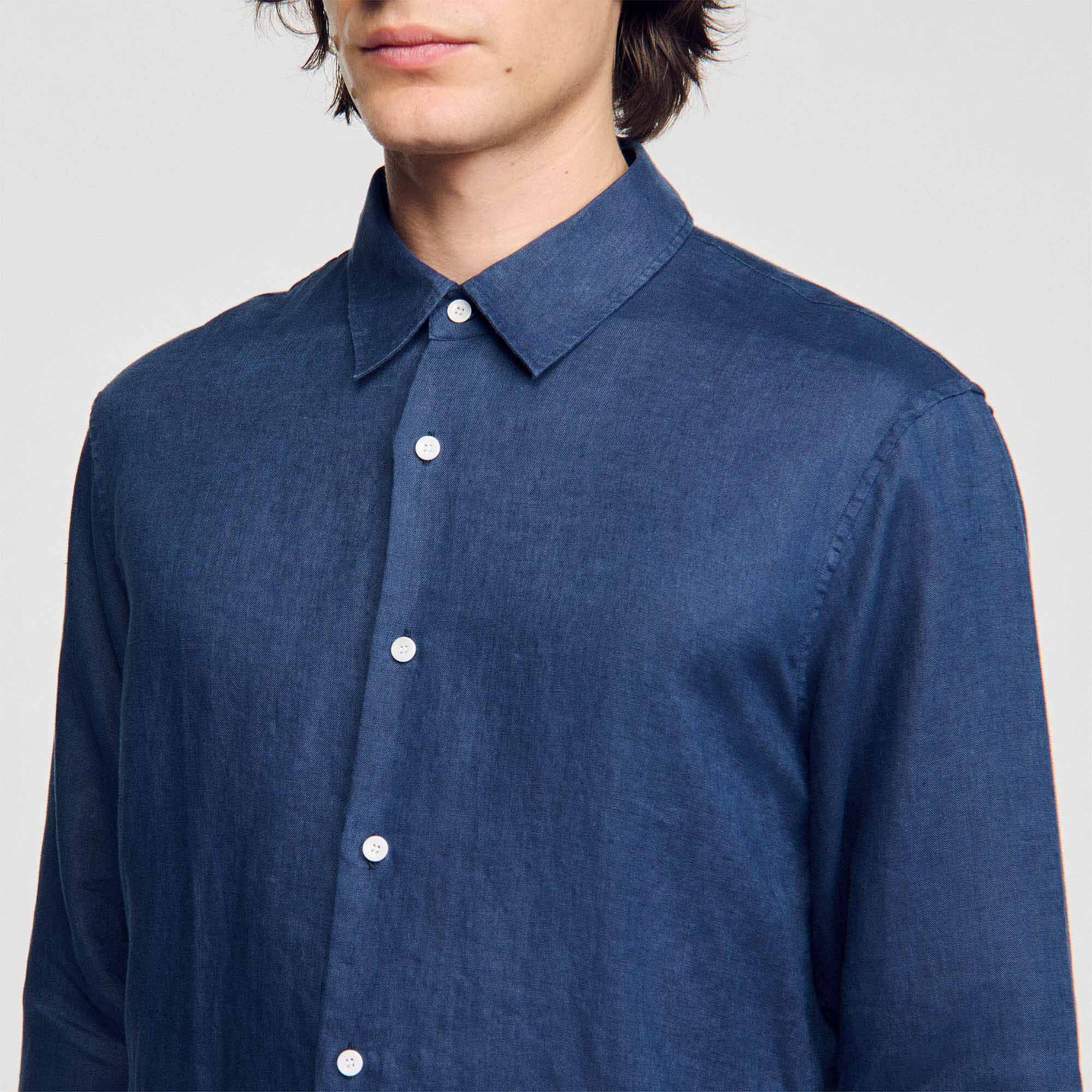 Cotton and linen shirt 