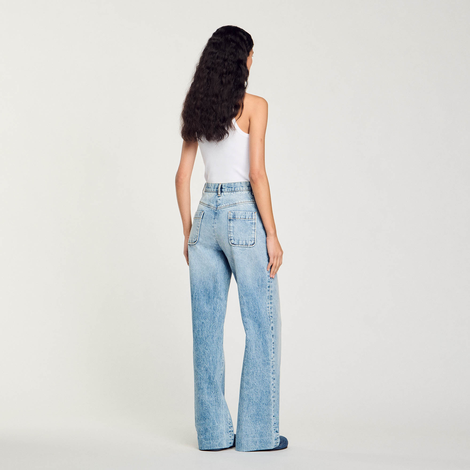 当季大流行 High-rise jeans For Women | Sandro Paris パンツ