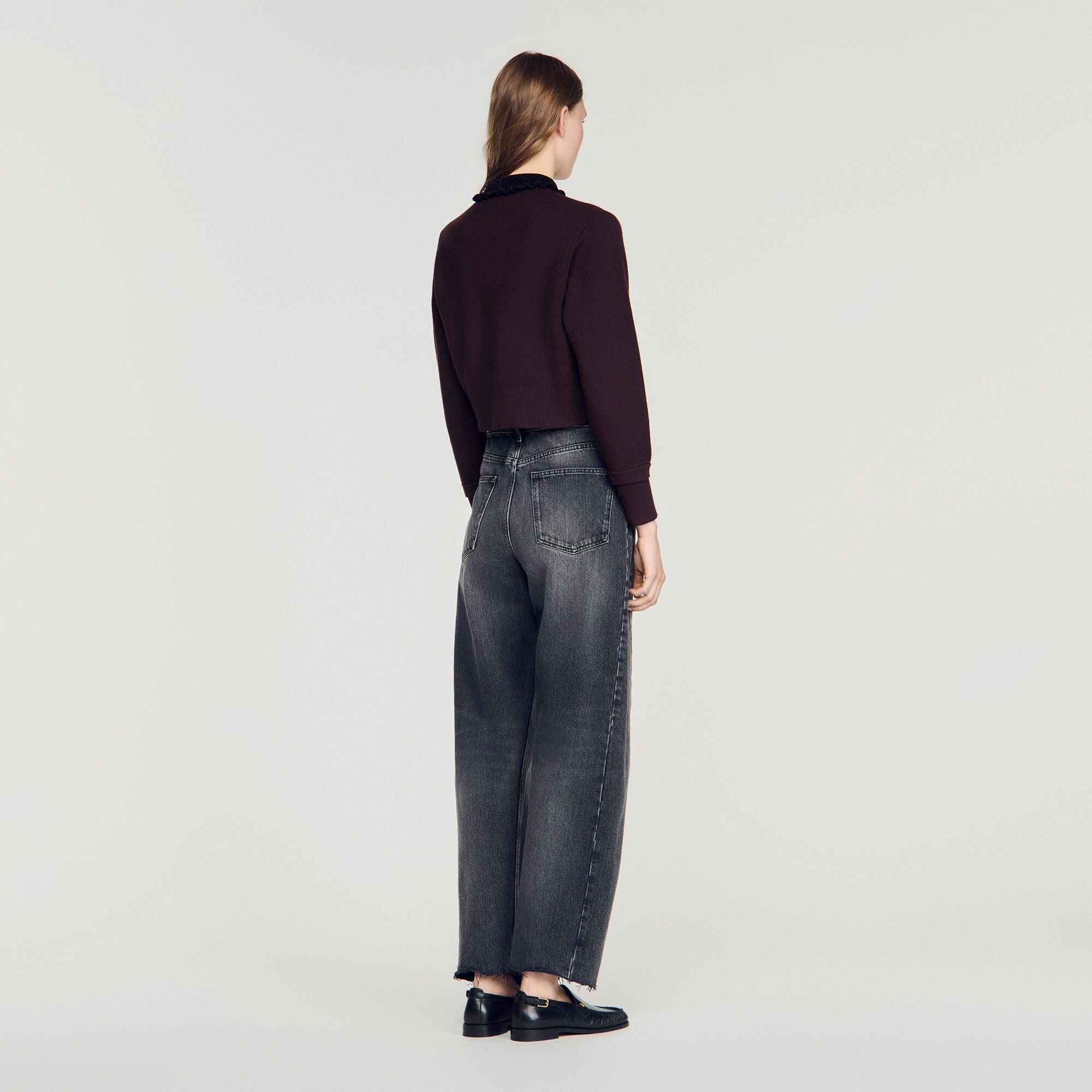 Cropped coatigan - Women | Sandro
