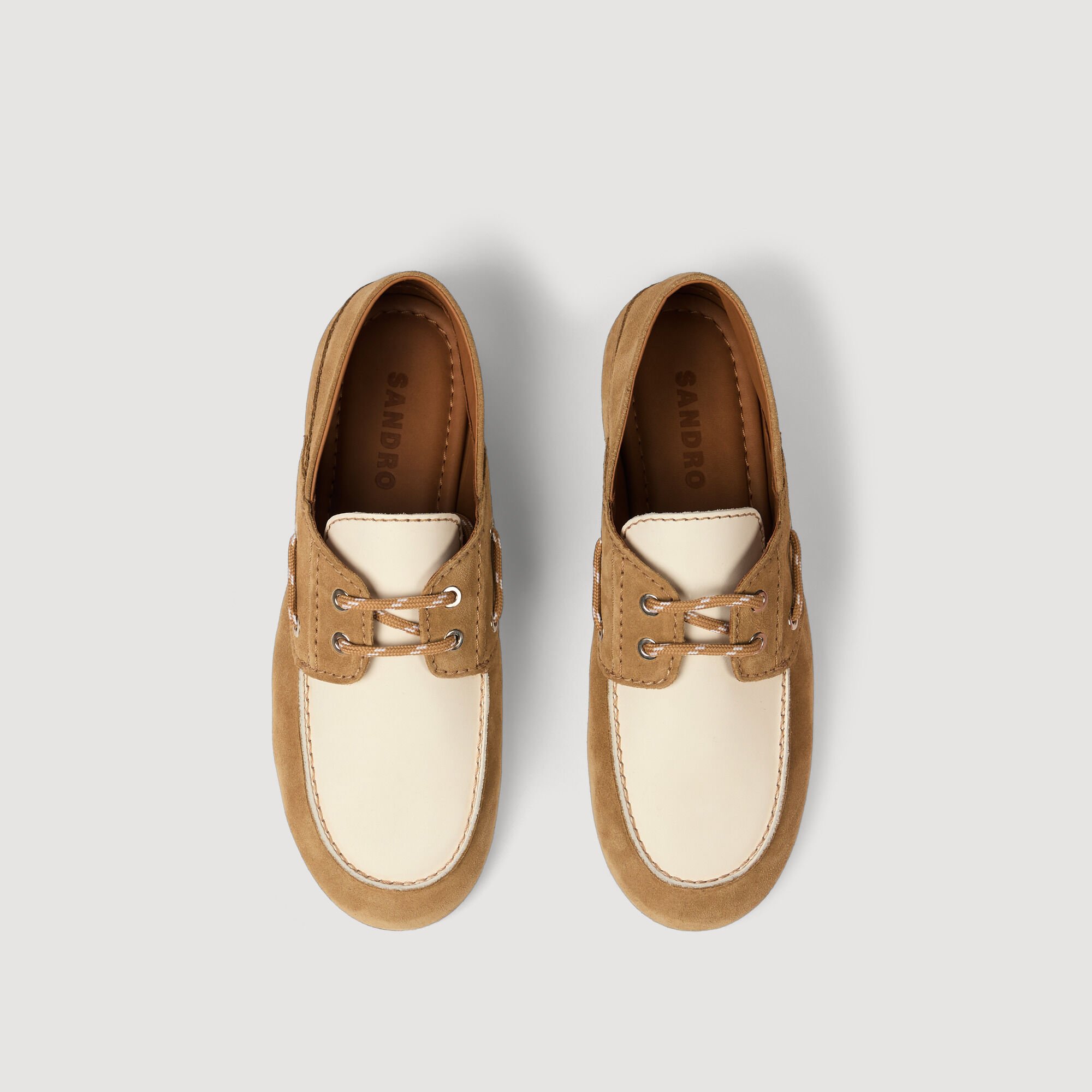 Suede boat shoes