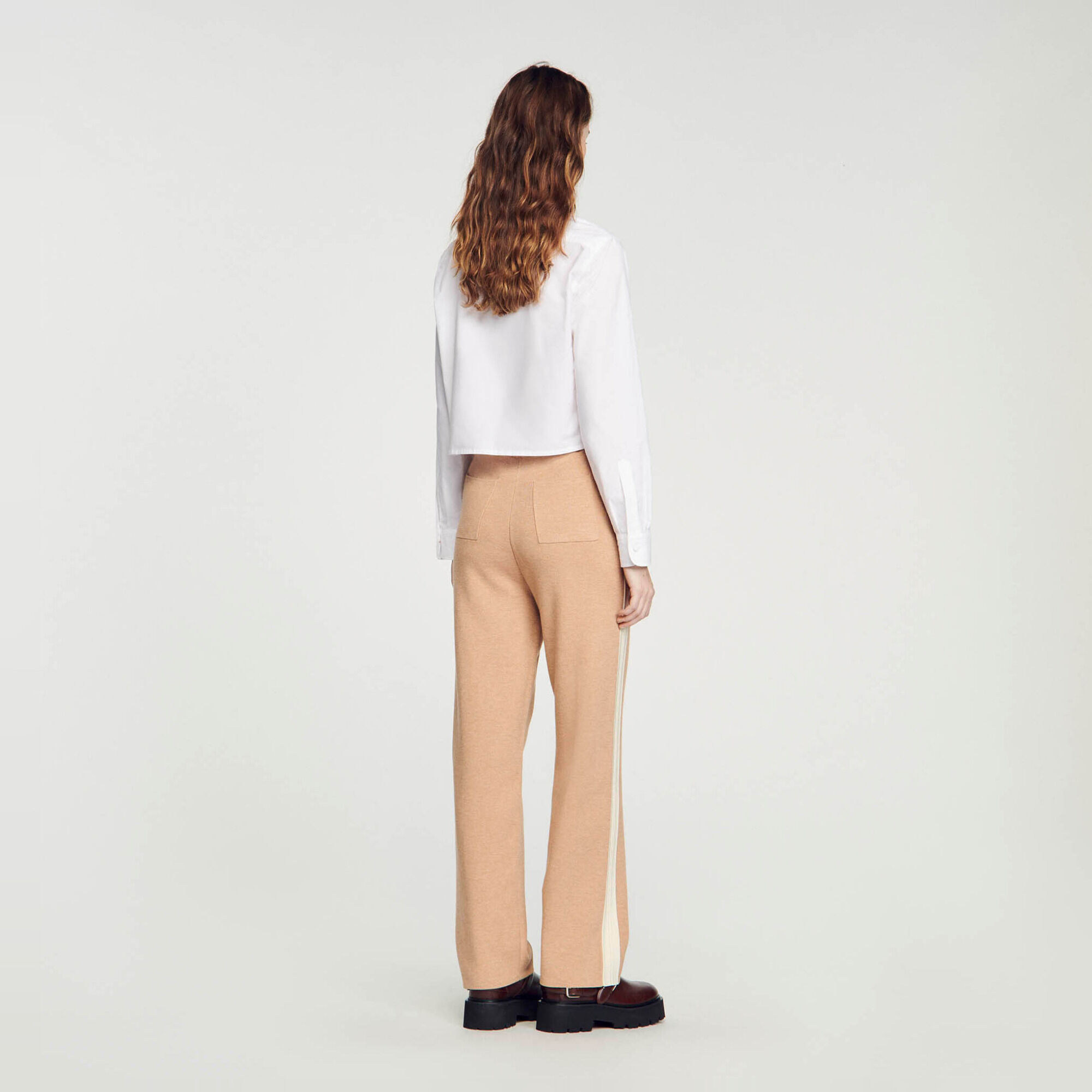 Knit jogging bottoms