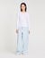 Ribbed sweater with Tunisian collar