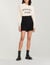 Tweed high-waisted shorts