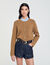 Knit Cardigan With Detachable Collar