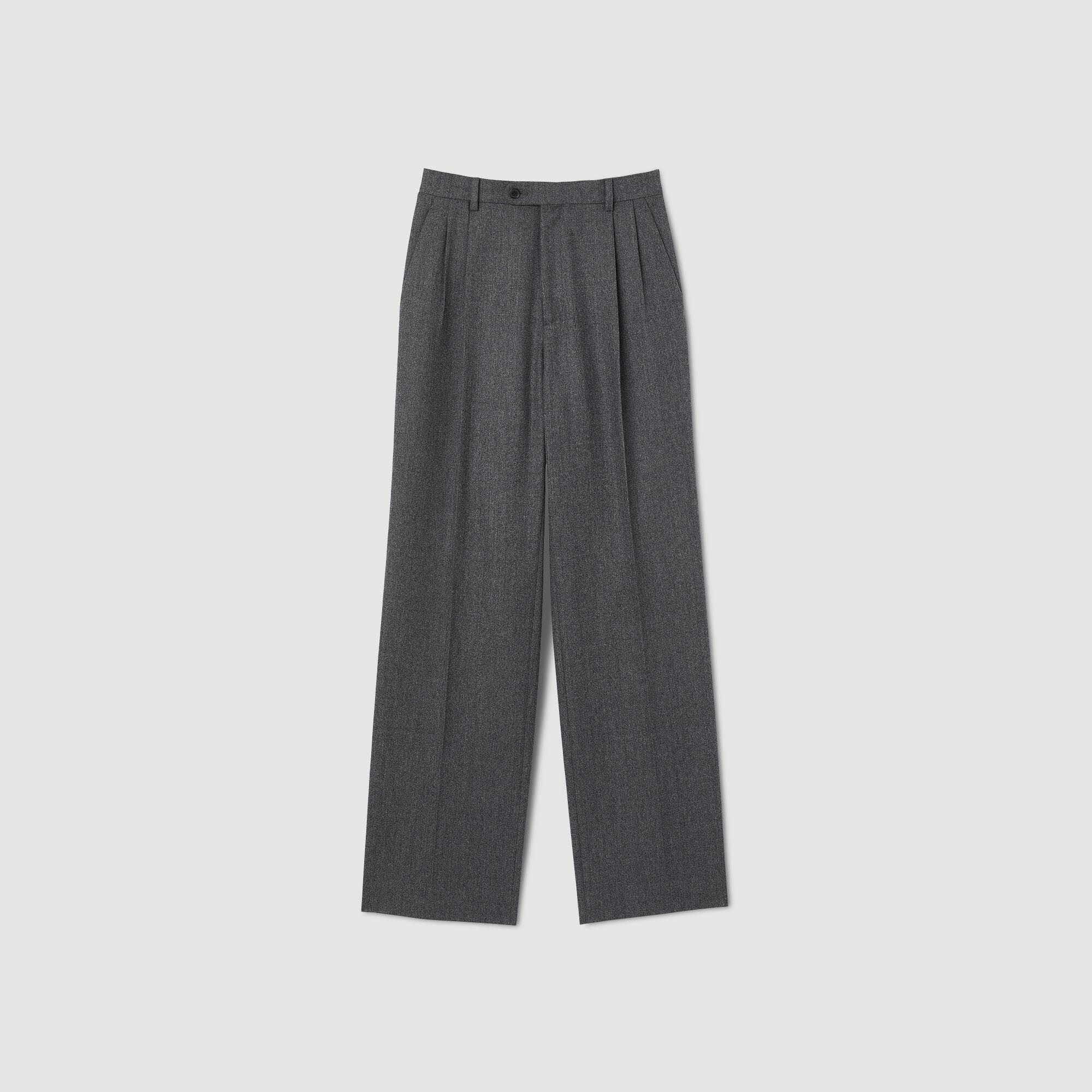 Straight-leg pants