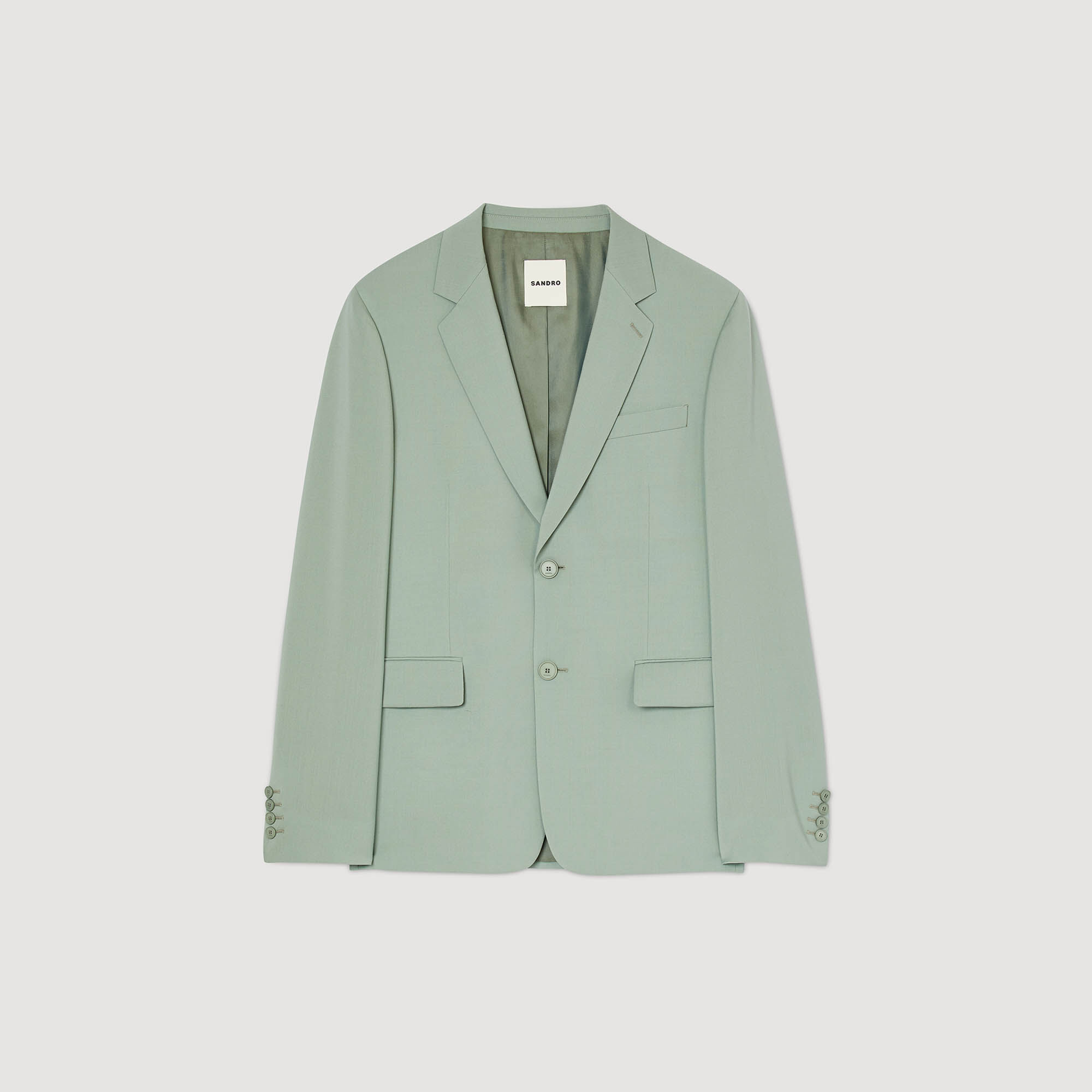 Sandro green suit top