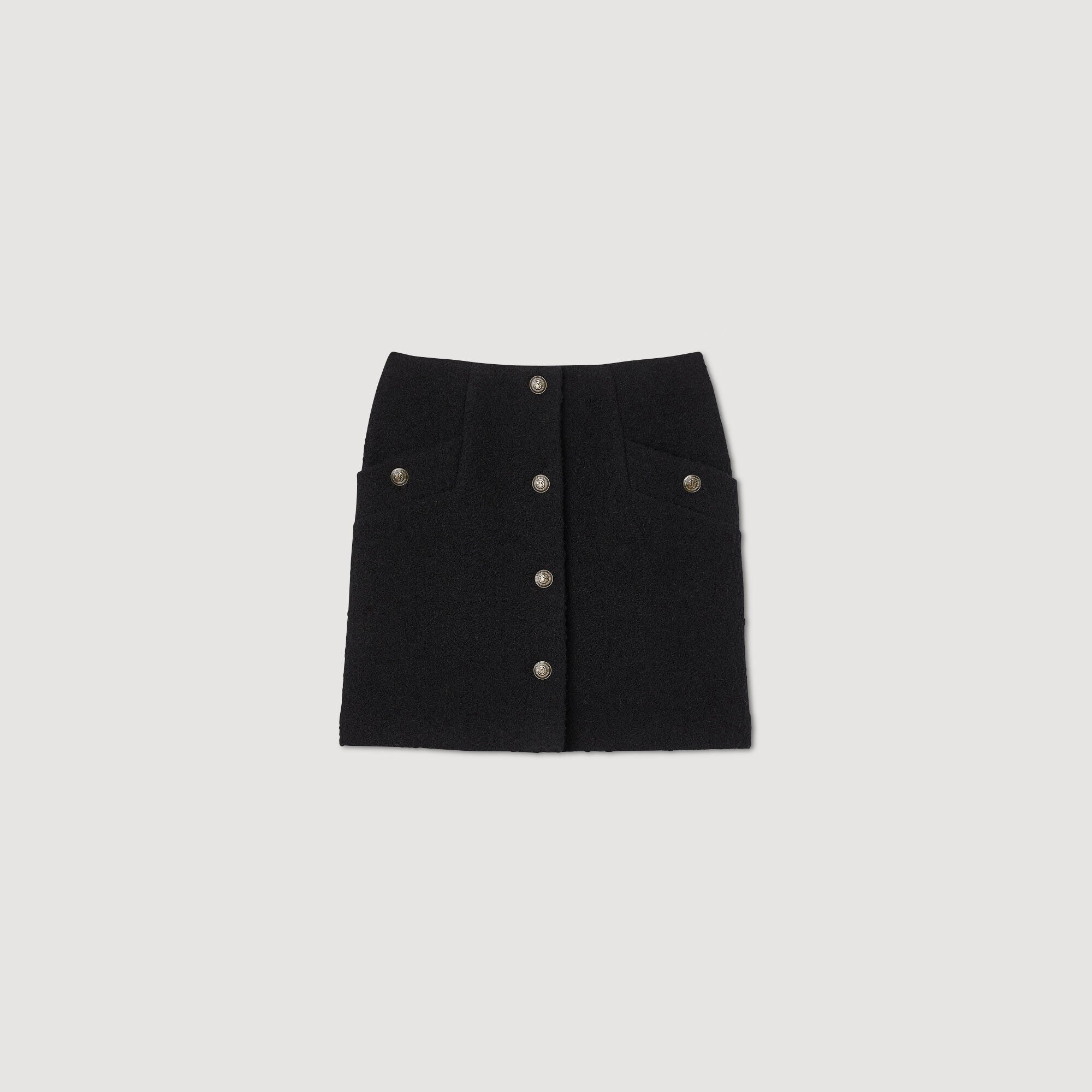 Short skirt with buttons 