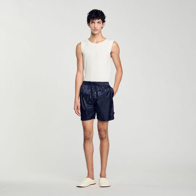 Square Cross swim shorts